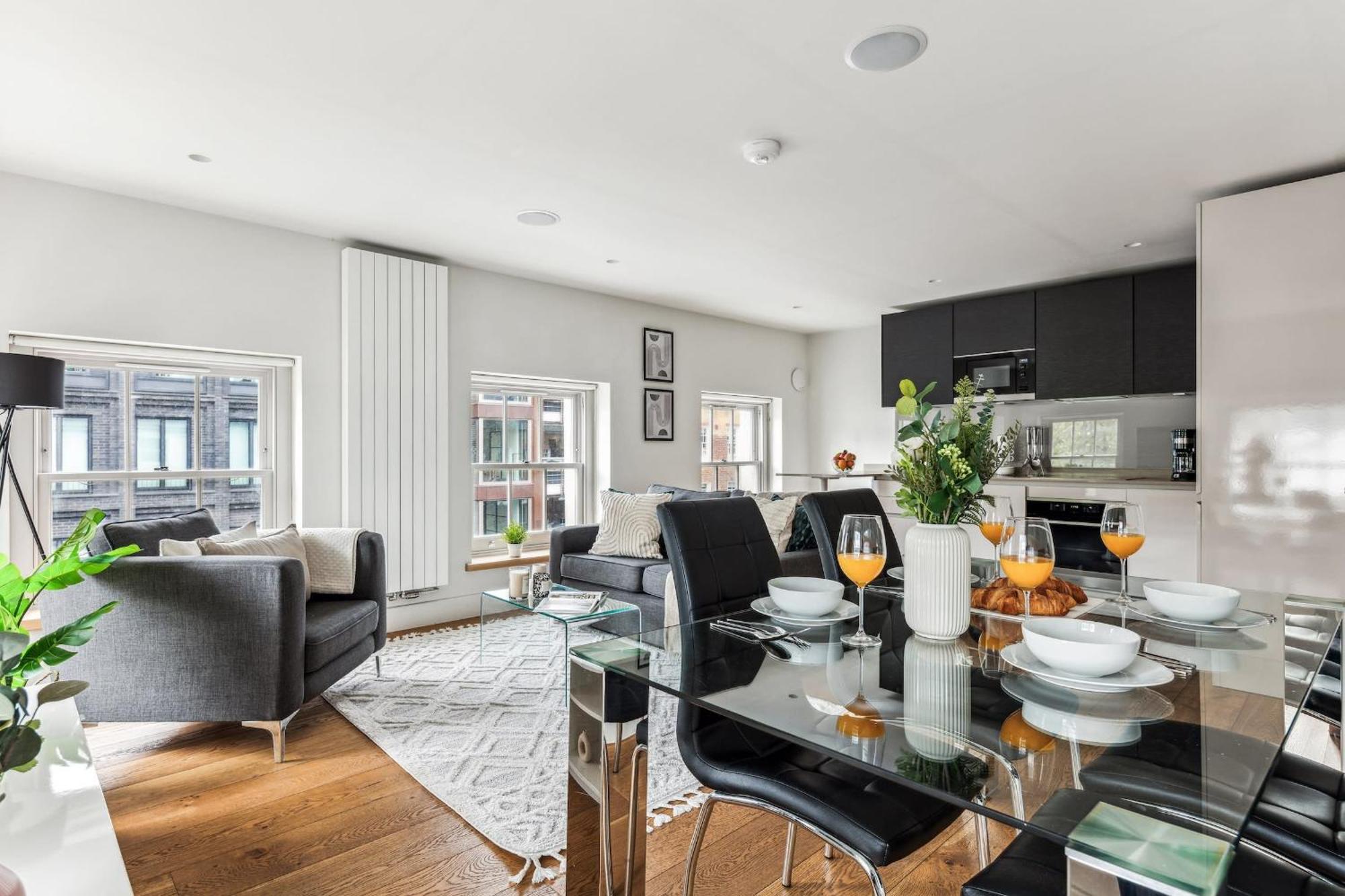 Modern 1Br In Central Fitzrovia - Cityapartmentstay London Luaran gambar