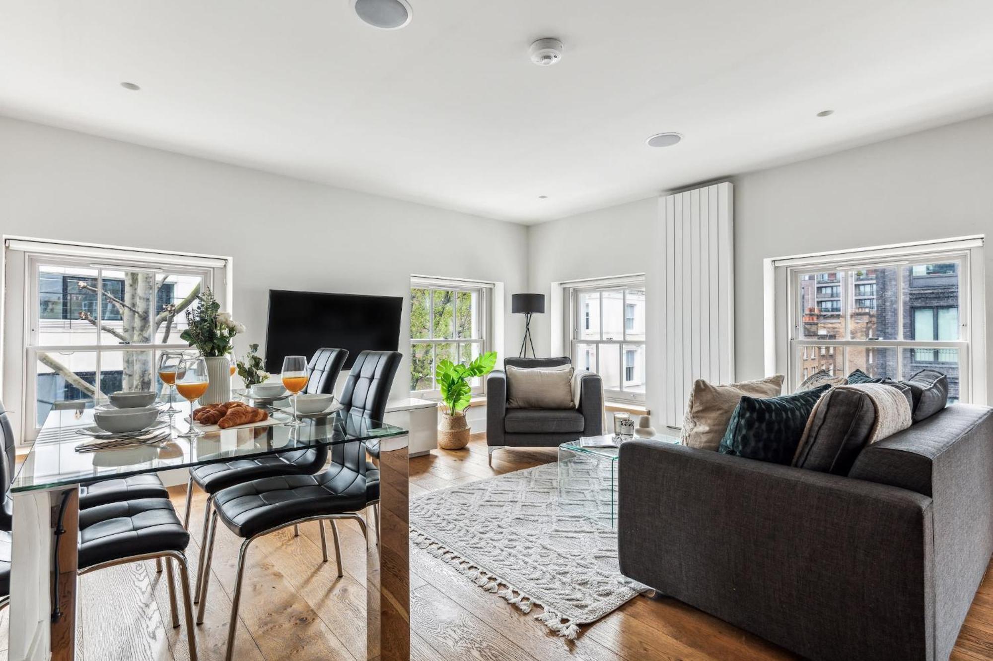 Modern 1Br In Central Fitzrovia - Cityapartmentstay London Luaran gambar